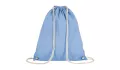 Gym bag made of 100% cotton - sky blue Gym bag made of 100% cotton - sky blue