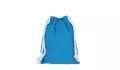 Pull bag with double drawstring 10 x 14 cm - light blue Pull bag with double drawstring 10 x 14 cm - light blue