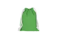Pull bag with double drawstring 10 x 14 cm - may green Pull bag with double drawstring 10 x 14 cm - may green