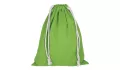 Pull bag with double drawstring 25 x 30 cm - lime green