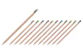 Nature pencil with rubber Nature pencil with rubber