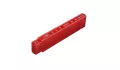 Plastic folding ruler Handling - red (frosted) Plastic folding ruler Handling - red (frosted)