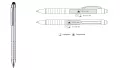 Kugelschreiber Touchpen - silber Kugelschreiber Touchpen - silber
