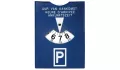 Parking disc duo blue Parking disc duo blue