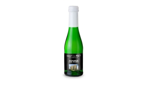 Sekt Cuvée Piccolo - Flasche grün - Kapsel weiß, 0,2 l