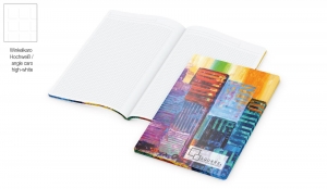Notizbuch Flexx-Book Naturkarton inklusive Digitaldruck