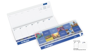 Tischquerkalender 2023 Master Register Polyprop