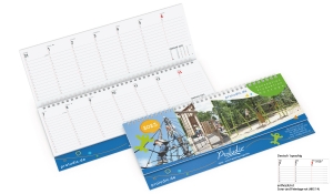 Tischquerkalender 2023 Signal Naturkarton
