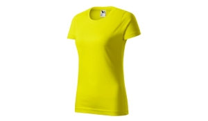 BASIC 134 Damen T-Shirt - zitronengelb