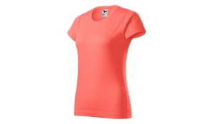 BASIC 134 Damen T-Shirt - koralle