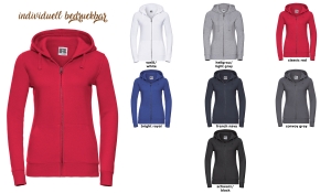 Damen Authentic Kapuzen-Sweatjacke