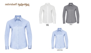Oxford Bluse Ladies - Langarm