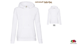 Classic Kapuzen Sweat Ladies - weiß