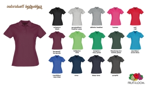 Ladies Premium Polo-Shirt - farbig