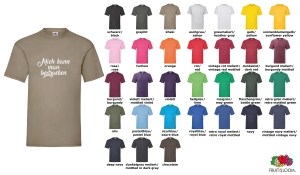 Valuewight T T-Shirt Men - farbig
