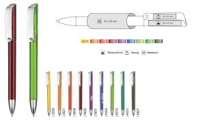 Kugelschreiber Glossy Transparent