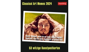 Classical Art Memes Postkartenkalender 2024