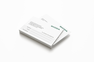 Appointment cards Skoda 1