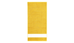 Frottiertuch Print Handtuch - dunkelgelb