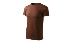 BASIC 129 Herren T-Shirt - schokolade