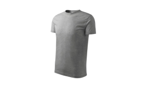 BASIC 138 Kinder T-Shirt - dunkelgrau melliert