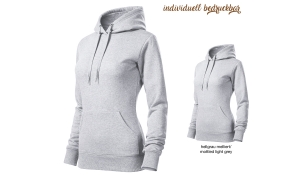 CAPE 414 Damen Sweatshirt - hellgrau melliert