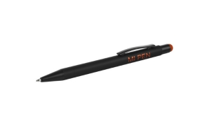 Kugelschreiber BusinessLogo Antibac schwarz/orange