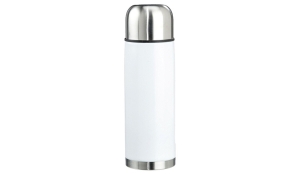 Stainless steel thermos bottle - white