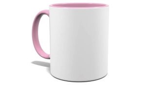 Cup Funny - white/rose