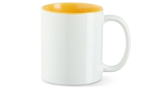 Cup Maria - white/gold yellow