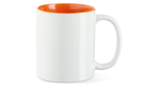 Cup Maria - white/orange
