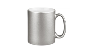 Cup metallic-look - silver