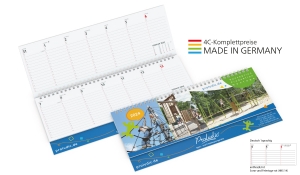 Tischquerkalender 2024 Signal inklusive Digitaldruck
