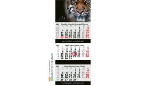 3-Monatskalender 2024 Maxi 3 Post inklusive Werbeeindruck