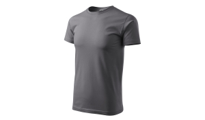 BASIC 129 Herren T-Shirt - stahlgrau