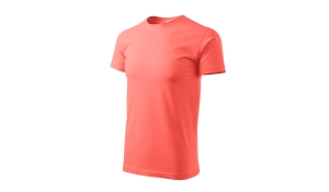 BASIC 129 mens t-shirt - coral