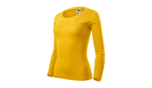 FIT-T LS 169 ladies t-shirt - yellow