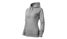 CAPE 414 Damen Sweatshirt - dunkelgrau melliert