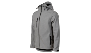 PERFORMANCE 522 mens softshell jacket - dark gray mottled