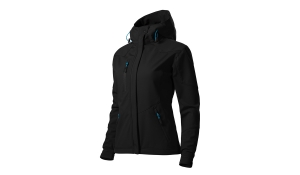 NANO 532 ladies softshell jacket - black/turquoise