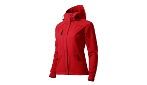 NANO 532 ladies softshell jacket - red/black
