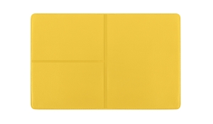 Driving licence wallet Euro with inset foil Normal yellow
