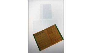 Vaccination card cover universal clear