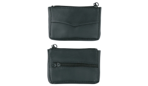 Goatskin key wallet Cover M black