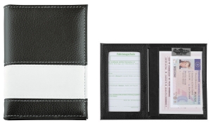 Driving licence wallet LookPlus black/white