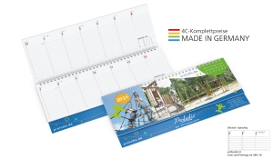 Tischquerkalender 2025 Signal inklusive Digitaldruck