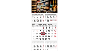 5-month calendar 2025 Commerce 5 Post A