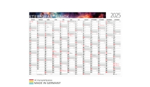 Wall Planners 2025 Cosmos A1 plano