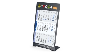 3-month calendar 2025 Desktop 3 Color 2-years