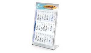 3-month calendar 2025 Desktop 3 Steel